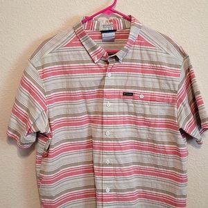 Short Sleeve Sport Shirt Columbia Xl